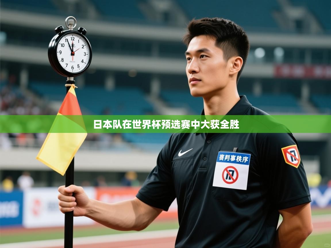 日本队在世界杯预选赛中大获全胜